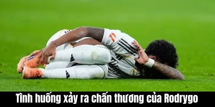 Cụ thể tình huống xảy ra chấn thương của Rodrygo