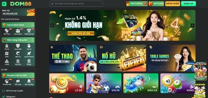 Màn ‘’lột xác’’ ngoạn mục của Dom88 năm 2026